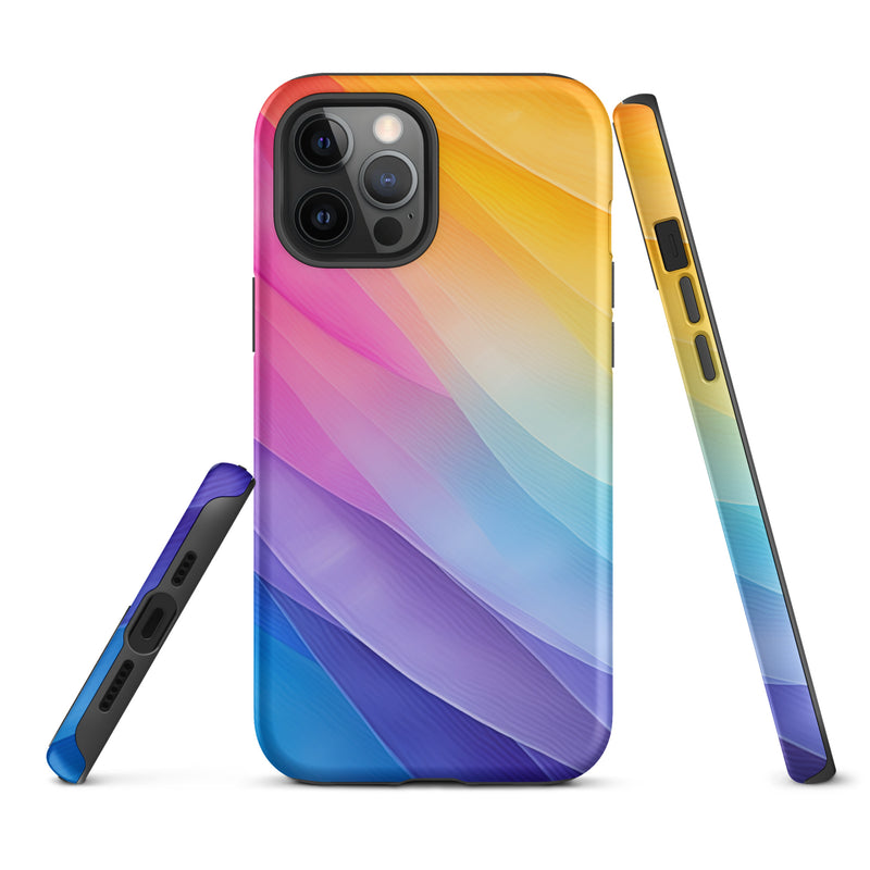 Load image into Gallery viewer, Pride Flag iPhone Case Hardshell 3D Wrap Thermal CREATIVETECH