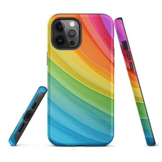 Pride Rainbow iPhone Case Hardshell 3D Wrap Thermal CREATIVETECH