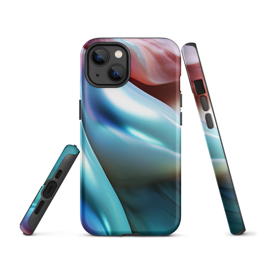Tender Marine Green Orange Blue iPhone Case Hardshell 3D Wrap Thermal CREATIVETECH