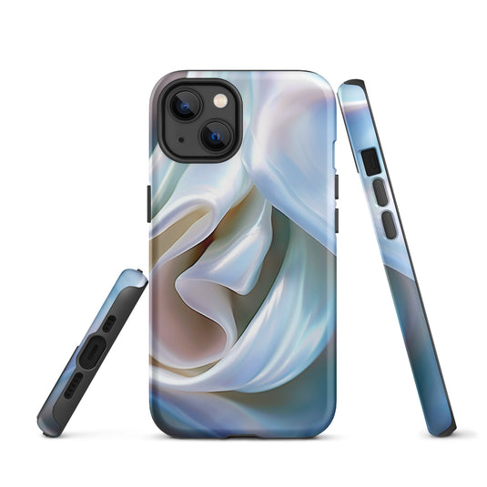Tender White Pearl iPhone Case Hardshell 3D Wrap Thermal CREATIVETECH