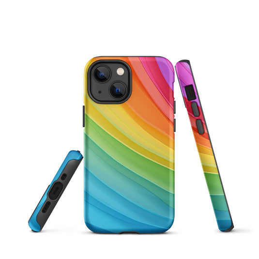 Pride Rainbow iPhone Case Hardshell 3D Wrap Thermal CREATIVETECH