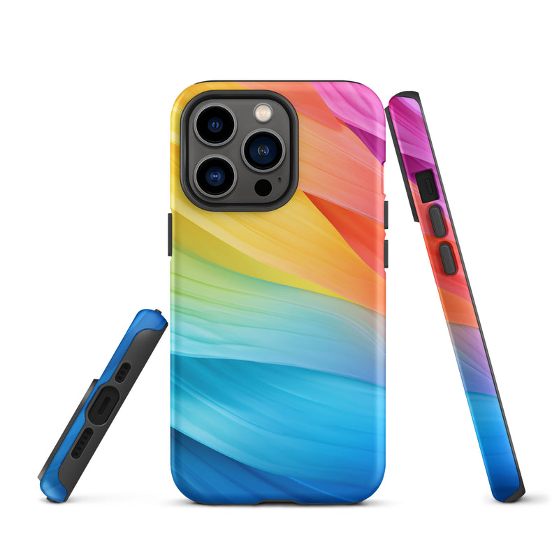 Load image into Gallery viewer, Pride Flower iPhone Case Hardshell 3D Wrap Thermal CREATIVETECH