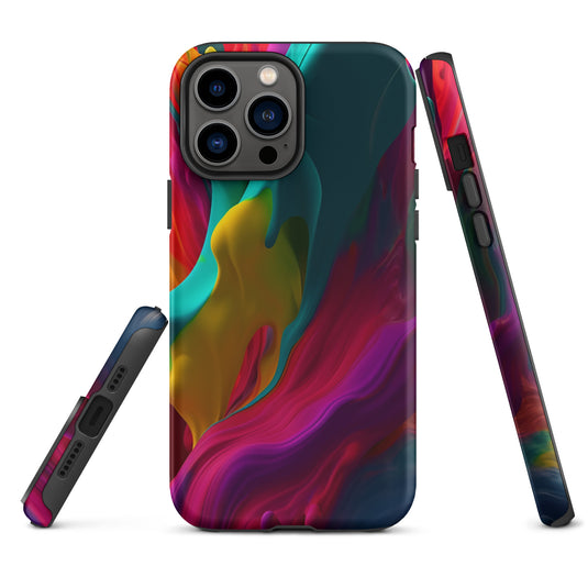 Red Purple Yellow Green Pride iPhone Case Hardshell 3D Wrap Thermal CREATIVETECH