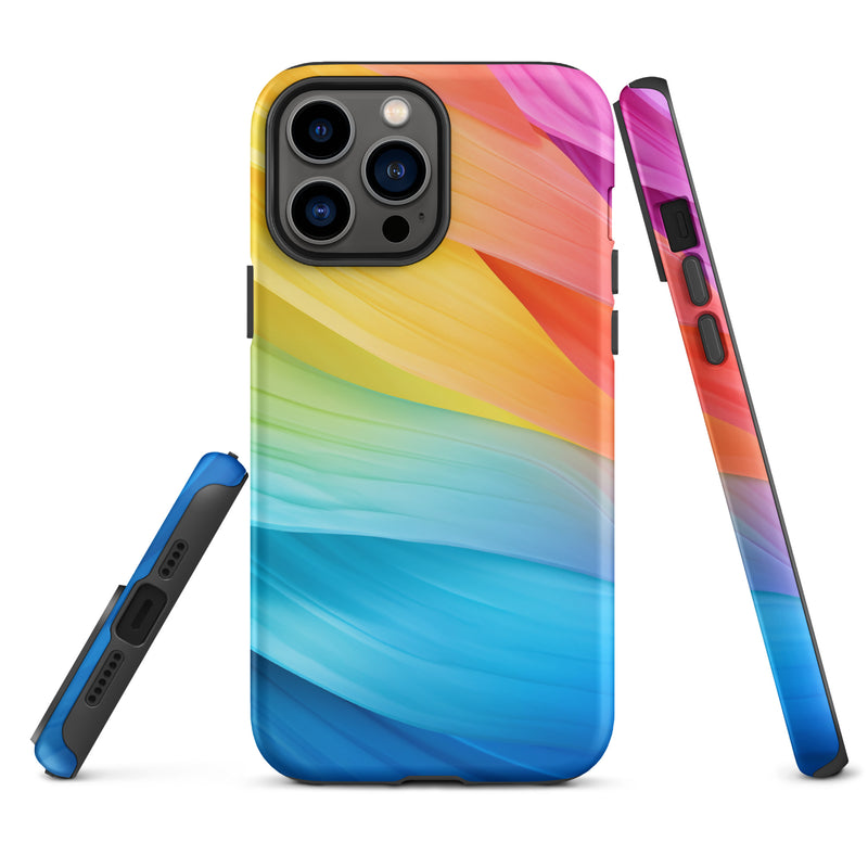 Load image into Gallery viewer, Pride Flower iPhone Case Hardshell 3D Wrap Thermal CREATIVETECH