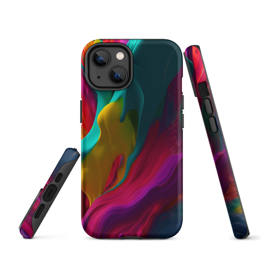 Red Purple Yellow Green Pride iPhone Case Hardshell 3D Wrap Thermal CREATIVETECH