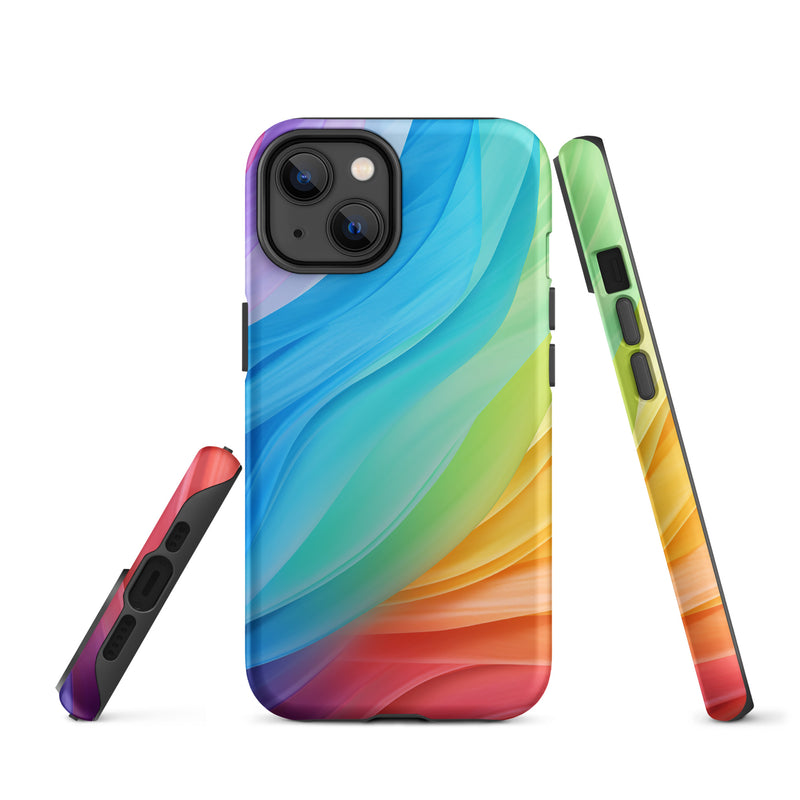 Load image into Gallery viewer, Pride Colors iPhone Case Hardshell 3D Wrap Thermal CREATIVETECH
