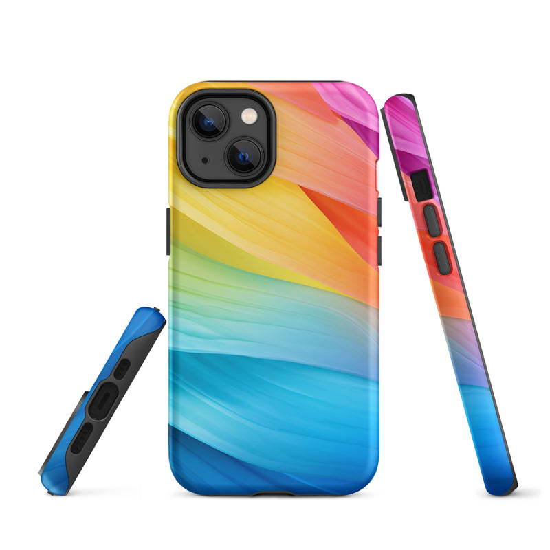 Load image into Gallery viewer, Pride Flower iPhone Case Hardshell 3D Wrap Thermal CREATIVETECH