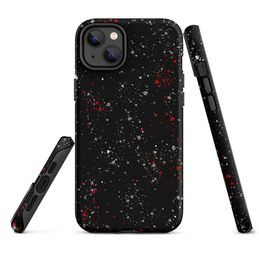 Painted Black Red White iPhone Case Hardshell 3D Wrap Thermal CREATIVETECH