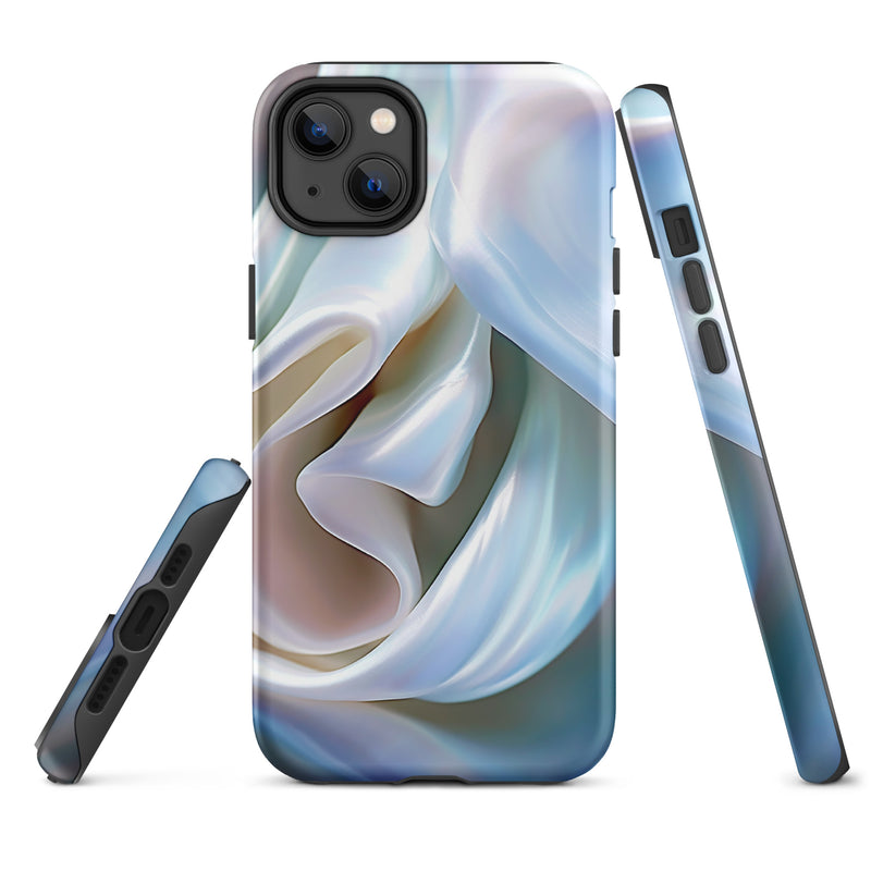 Load image into Gallery viewer, Tender White Pearl iPhone Case Hardshell 3D Wrap Thermal CREATIVETECH
