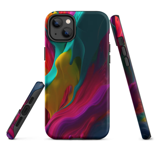 Red Purple Yellow Green Pride iPhone Case Hardshell 3D Wrap Thermal CREATIVETECH