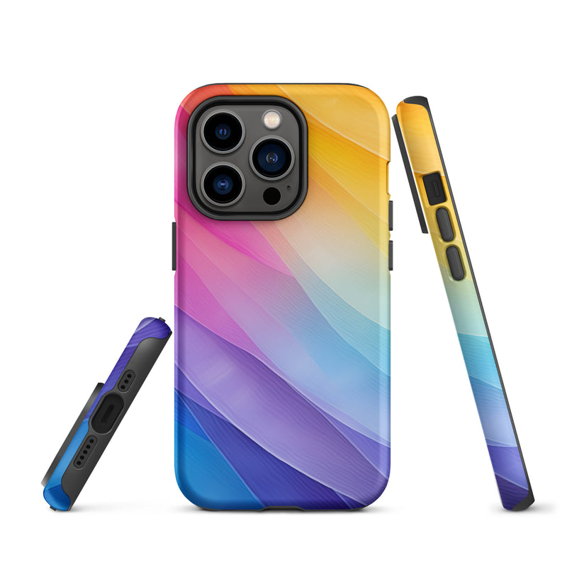 Load image into Gallery viewer, Pride Flag iPhone Case Hardshell 3D Wrap Thermal CREATIVETECH