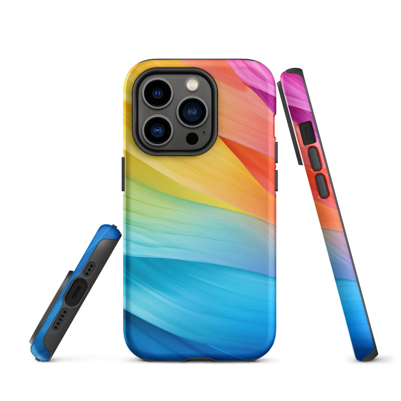 Load image into Gallery viewer, Pride Flower iPhone Case Hardshell 3D Wrap Thermal CREATIVETECH