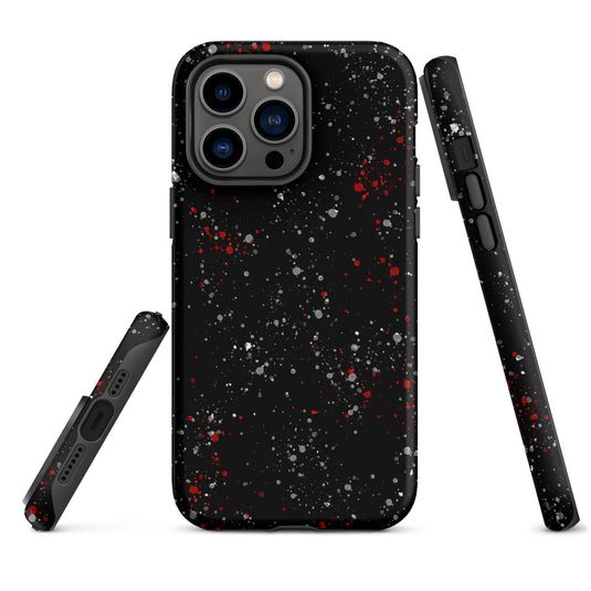 Painted Black Red White iPhone Case Hardshell 3D Wrap Thermal CREATIVETECH