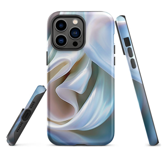 Tender White Pearl iPhone Case Hardshell 3D Wrap Thermal CREATIVETECH