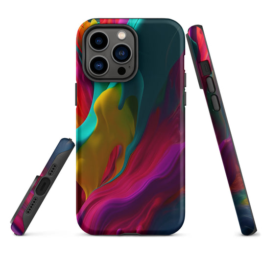 Red Purple Yellow Green Pride iPhone Case Hardshell 3D Wrap Thermal CREATIVETECH