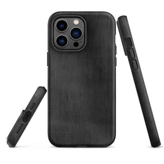 Classic Denim Dark Grey iPhone Case Hardshell 3D Wrap Thermal CREATIVETECH