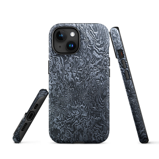 Damascus Steel iPhone Case Hardshell 3D Wrap  Thermal CREATIVETECH