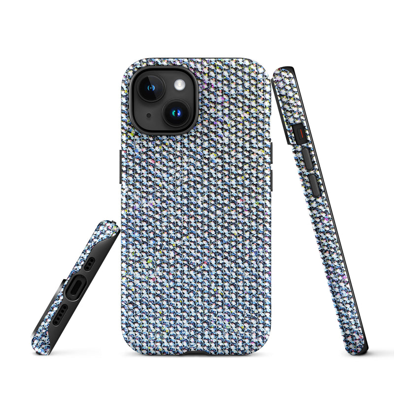 Load image into Gallery viewer, Diamonds Jewel Stone iPhone Case Hardshell 3D Wrap Thermal CREATIVETECH