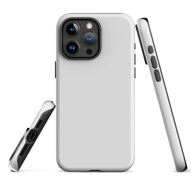 Load image into Gallery viewer, Whisper Grey iPhone Case Hardshell 3D Wrap Thermal Plain Color CREATIVETECH