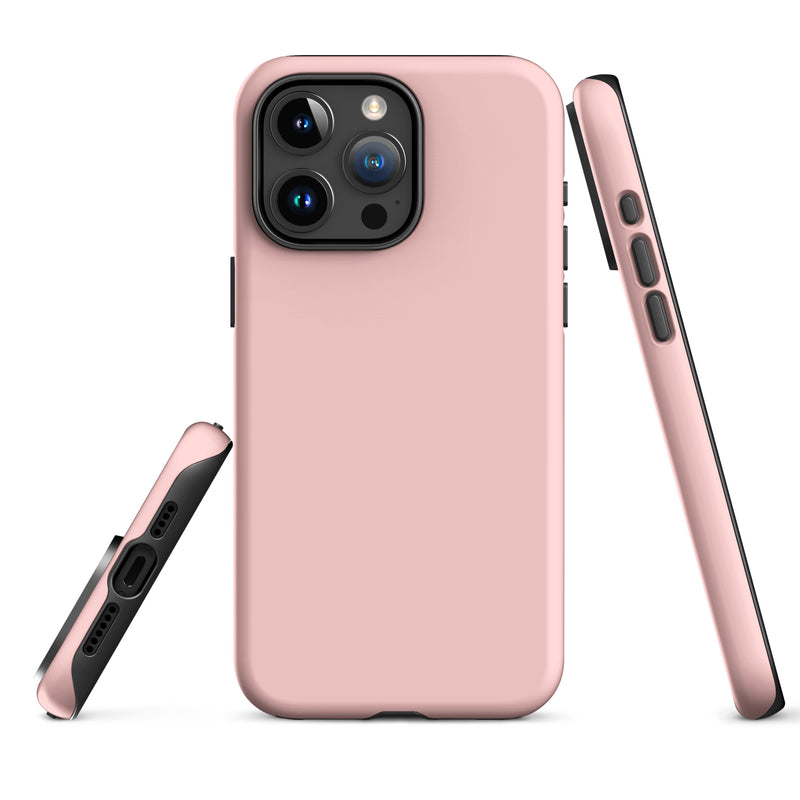 Load image into Gallery viewer, Cosmos Pink iPhone Case Hardshell 3D Wrap Thermal Plain Color CREATIVETECH