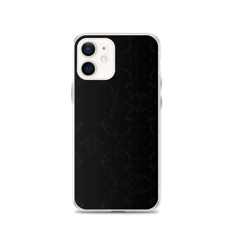 Load image into Gallery viewer, Black Pink Cyber Polygon Flexible Clear iPhone Case Bump Resistant Corners CREATIVETECH
