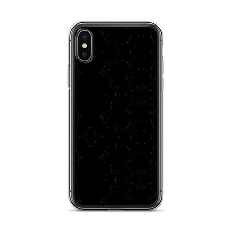 Load image into Gallery viewer, Black Pink Cyber Polygon Flexible Clear iPhone Case Bump Resistant Corners CREATIVETECH
