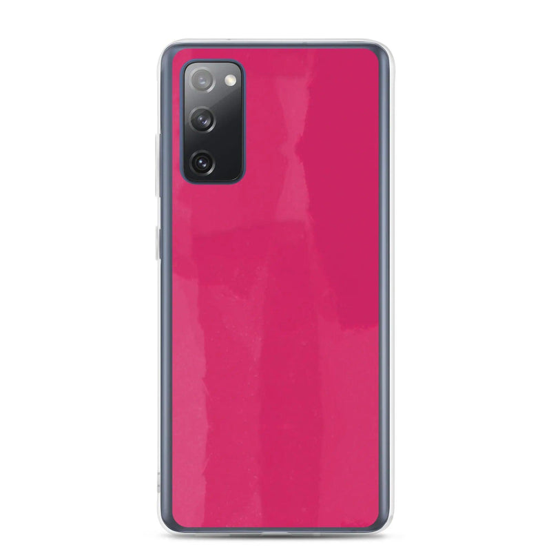 Load image into Gallery viewer, Colorful Berry Red Pink Industrial Paint Style Flexible Clear Samsung Case Bump Resistant Corners CREATIVETECH