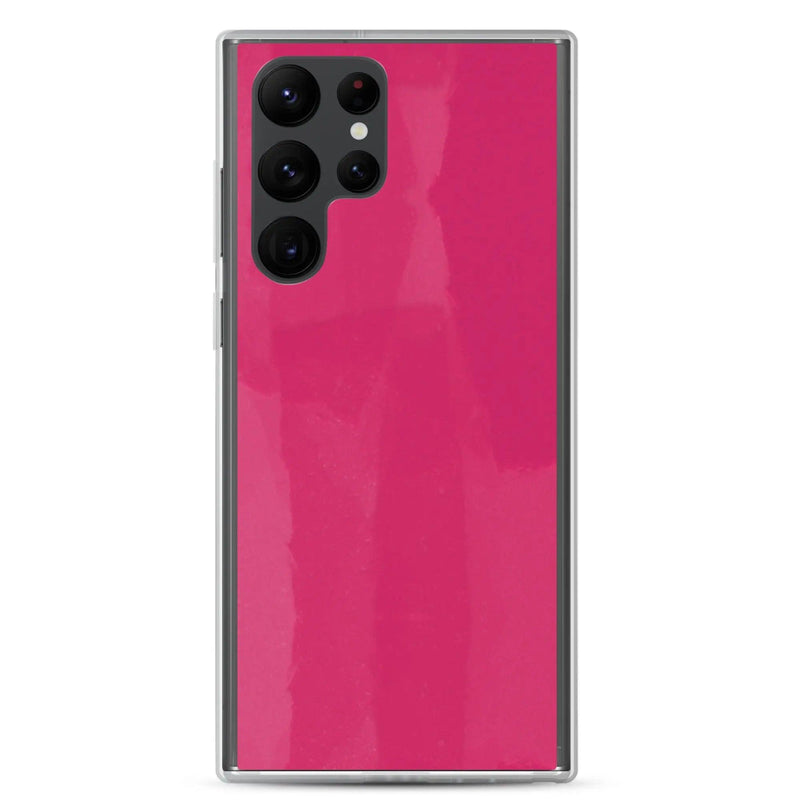 Load image into Gallery viewer, Colorful Berry Red Pink Industrial Paint Style Flexible Clear Samsung Case Bump Resistant Corners CREATIVETECH
