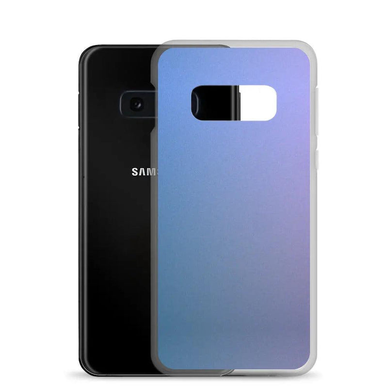 Load image into Gallery viewer, Colorful Blue Violet Screen Flexible Clear Samsung Case Bump Resistant Corners CREATIVETECH