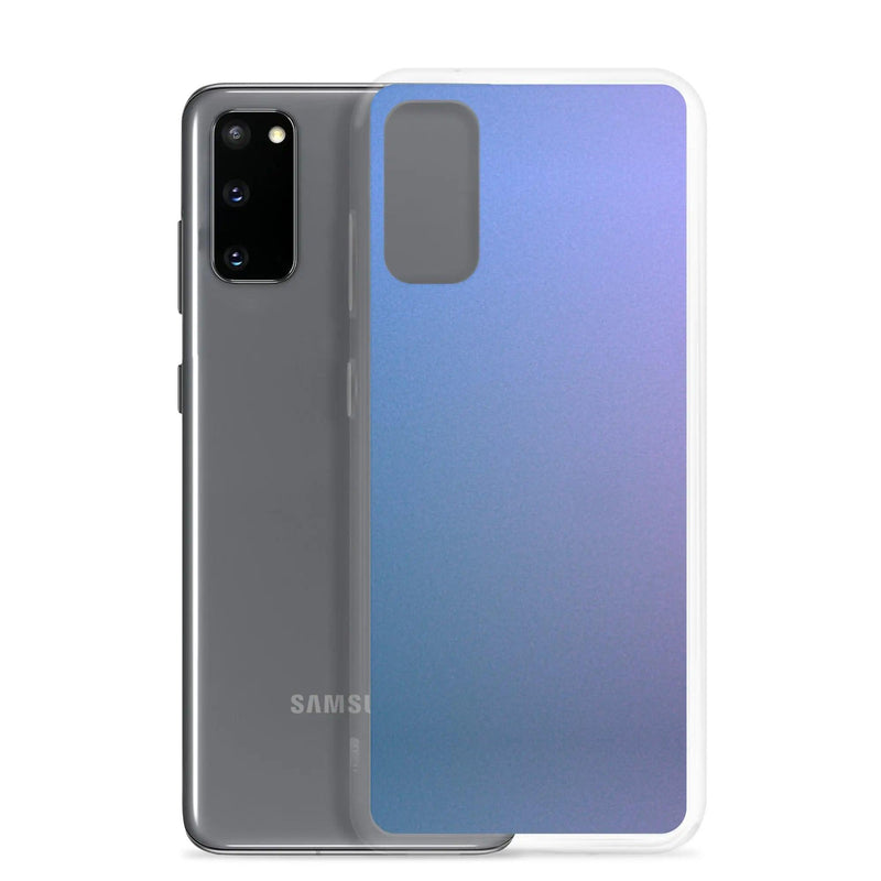 Load image into Gallery viewer, Colorful Blue Violet Screen Flexible Clear Samsung Case Bump Resistant Corners CREATIVETECH