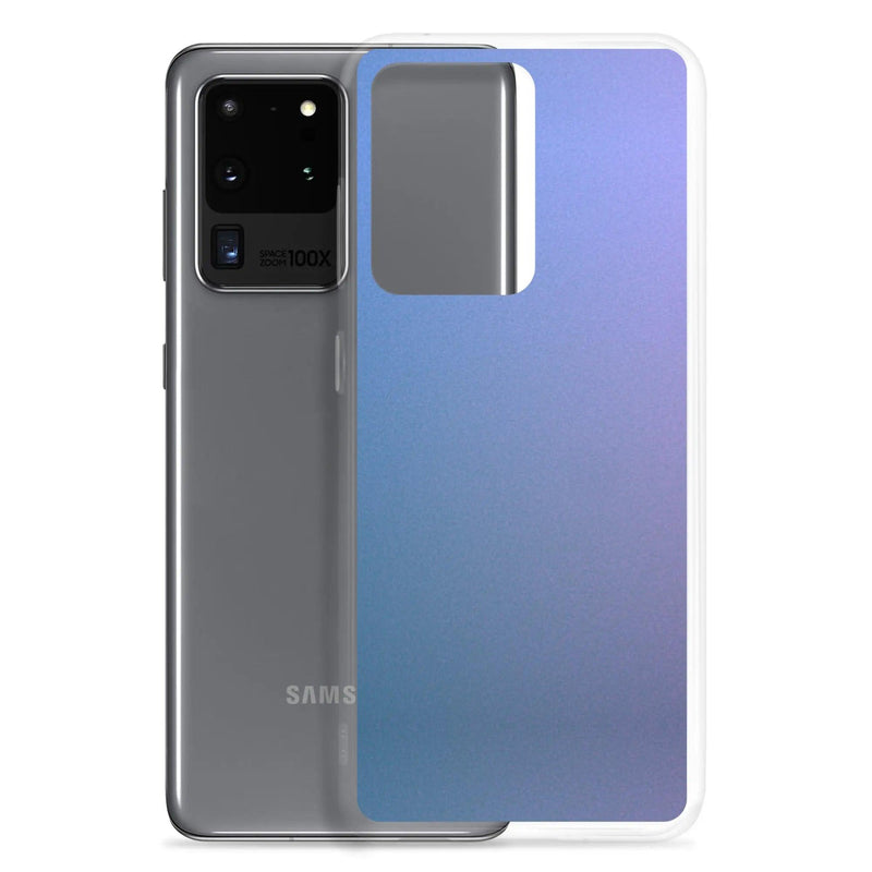 Load image into Gallery viewer, Colorful Blue Violet Screen Flexible Clear Samsung Case Bump Resistant Corners CREATIVETECH