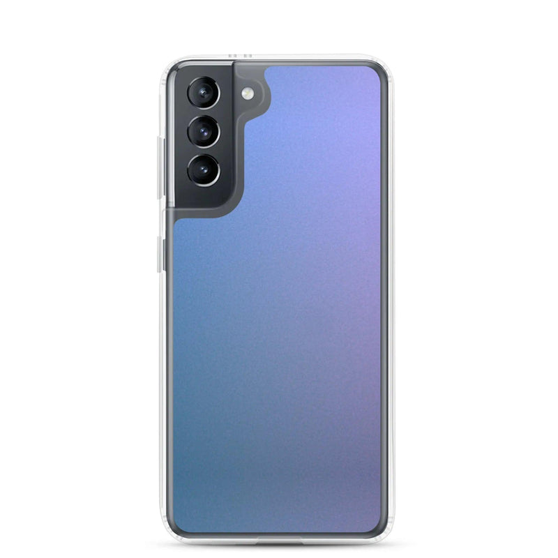 Load image into Gallery viewer, Colorful Blue Violet Screen Flexible Clear Samsung Case Bump Resistant Corners CREATIVETECH