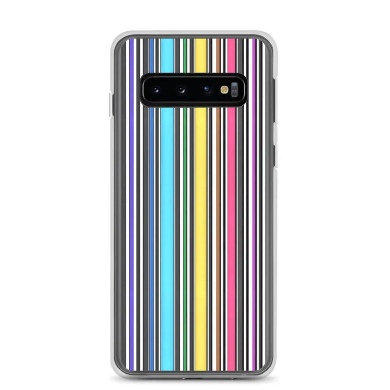 Load image into Gallery viewer, Colorful Discrete Rainbow LGBT Striped Flexible Clear Samsung Case Bump Resistant Corners CREATIVETECH