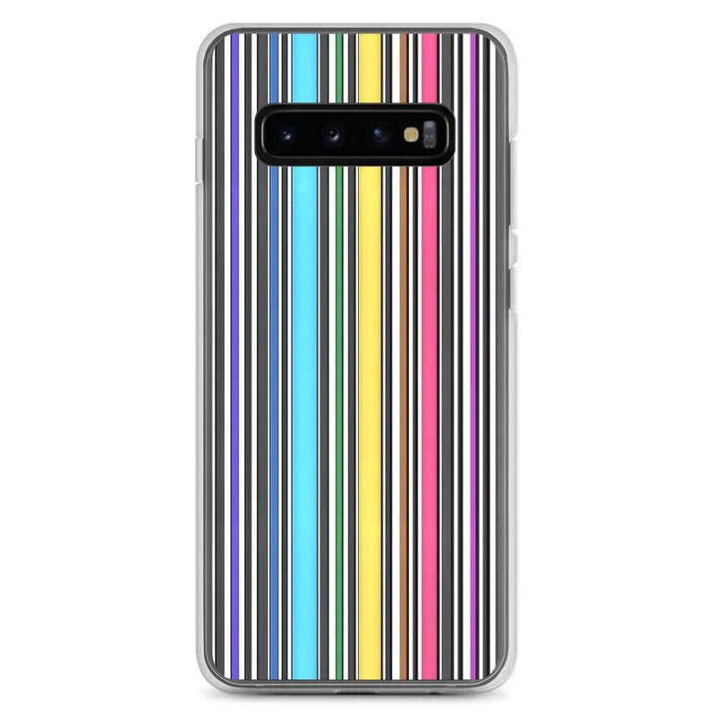 Load image into Gallery viewer, Colorful Discrete Rainbow LGBT Striped Flexible Clear Samsung Case Bump Resistant Corners CREATIVETECH
