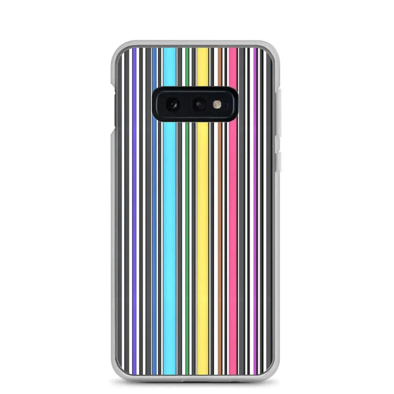 Load image into Gallery viewer, Colorful Discrete Rainbow LGBT Striped Flexible Clear Samsung Case Bump Resistant Corners CREATIVETECH