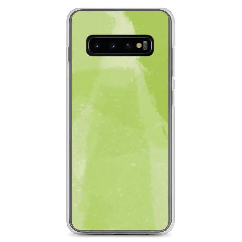 Load image into Gallery viewer, Colorful Fresh Green Industrial Watercolor Paint Brush Style Flexible Clear Samsung Case Bump Resistant Corners CREATIVETECH
