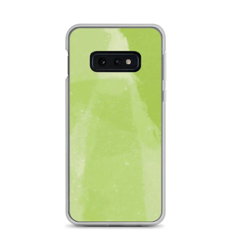 Load image into Gallery viewer, Colorful Fresh Green Industrial Watercolor Paint Brush Style Flexible Clear Samsung Case Bump Resistant Corners CREATIVETECH