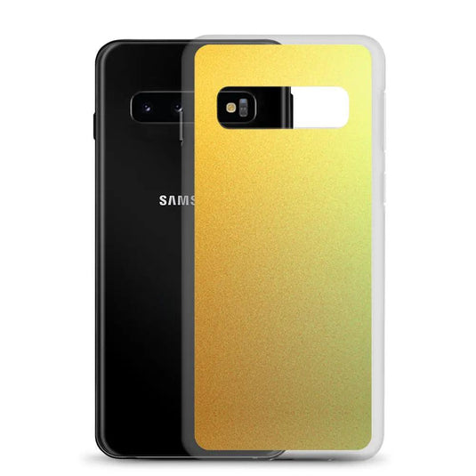 Colorful Green Orange Flexible Clear Samsung Case Bump Resistant Corners CREATIVETECH