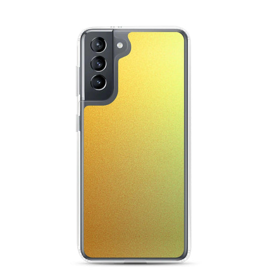 Colorful Green Orange Flexible Clear Samsung Case Bump Resistant Corners CREATIVETECH