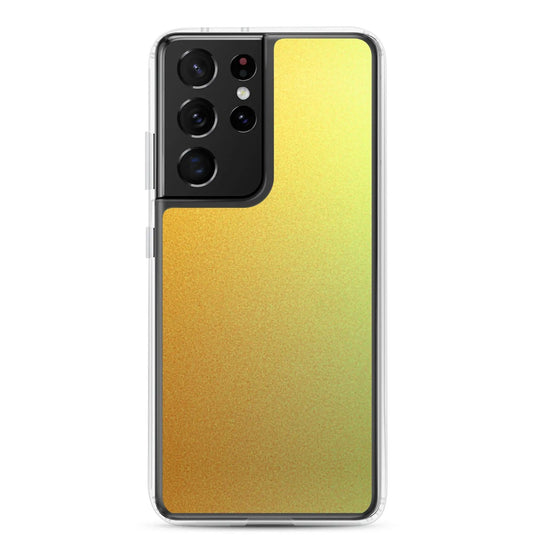 Colorful Green Orange Flexible Clear Samsung Case Bump Resistant Corners CREATIVETECH