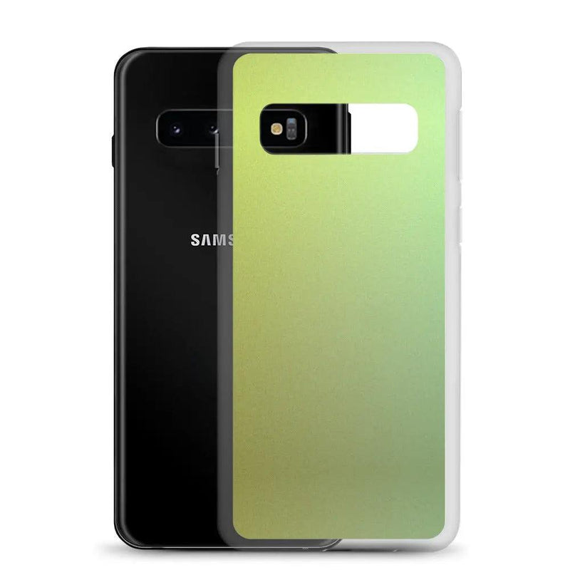Load image into Gallery viewer, Colorful Green Yellow Screen Flexible Clear Samsung Case Bump Resistant Corners CREATIVETECH