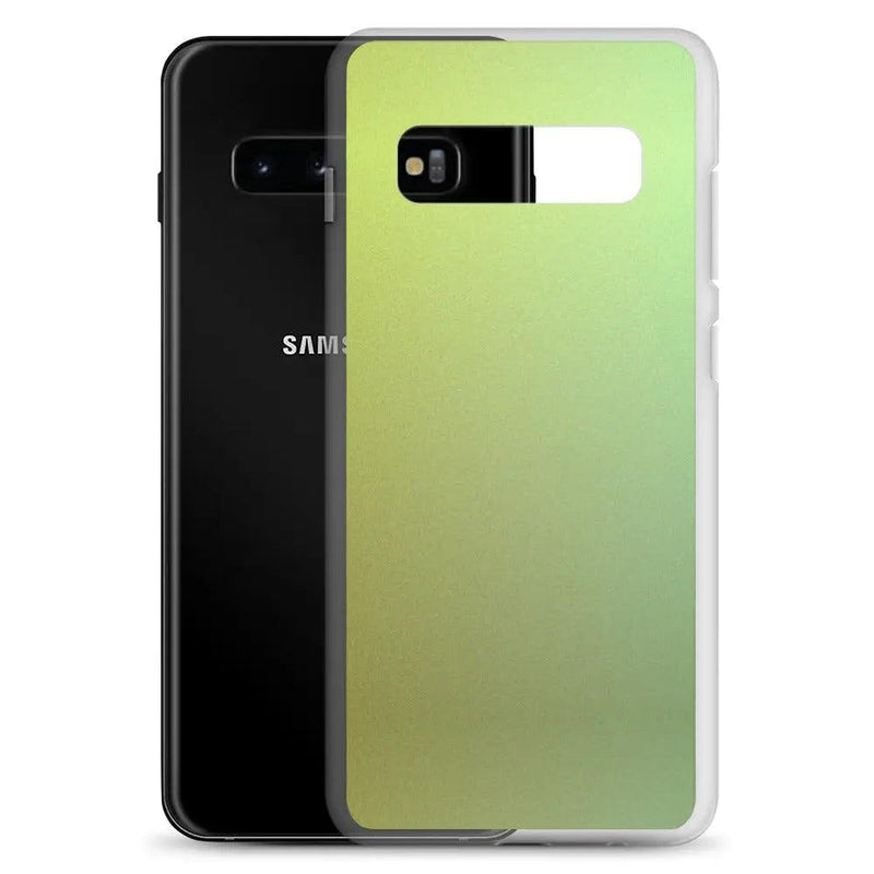 Load image into Gallery viewer, Colorful Green Yellow Screen Flexible Clear Samsung Case Bump Resistant Corners CREATIVETECH