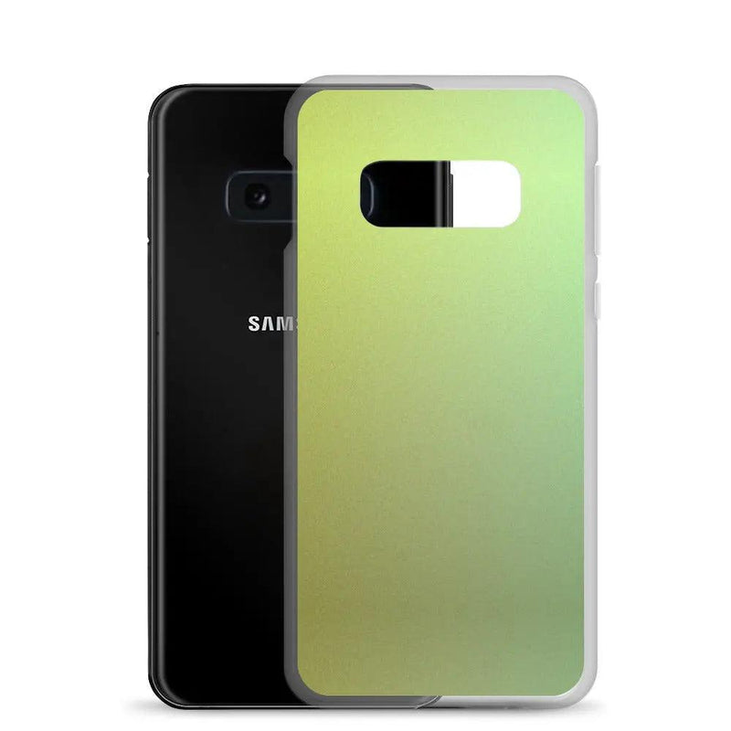 Load image into Gallery viewer, Colorful Green Yellow Screen Flexible Clear Samsung Case Bump Resistant Corners CREATIVETECH