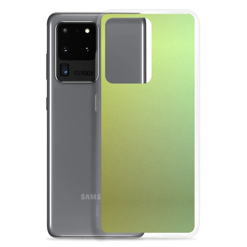 Load image into Gallery viewer, Colorful Green Yellow Screen Flexible Clear Samsung Case Bump Resistant Corners CREATIVETECH
