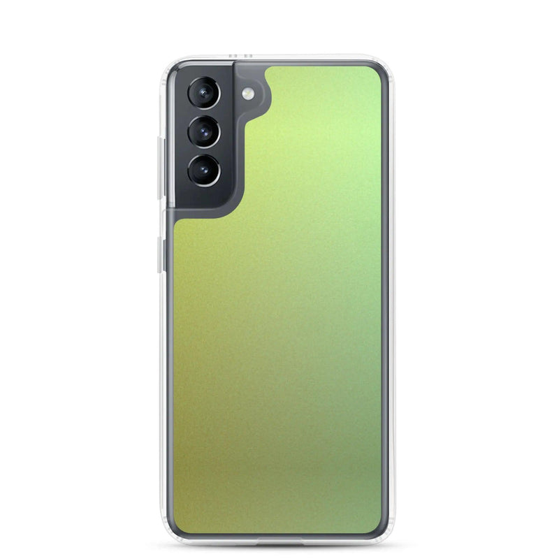 Load image into Gallery viewer, Colorful Green Yellow Screen Flexible Clear Samsung Case Bump Resistant Corners CREATIVETECH