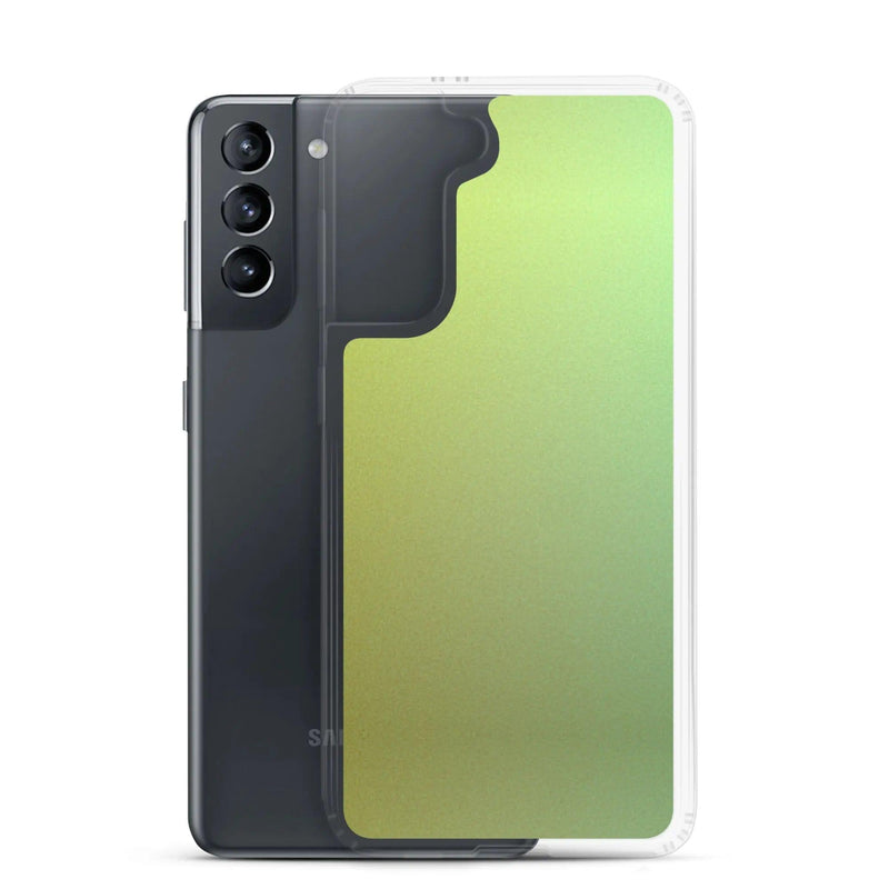 Load image into Gallery viewer, Colorful Green Yellow Screen Flexible Clear Samsung Case Bump Resistant Corners CREATIVETECH