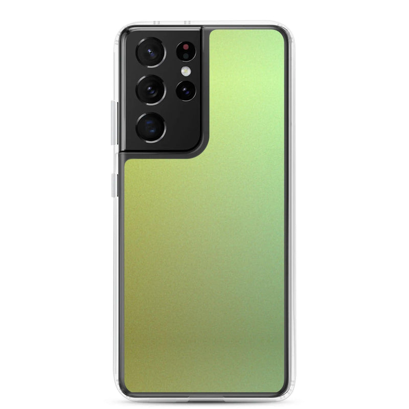 Load image into Gallery viewer, Colorful Green Yellow Screen Flexible Clear Samsung Case Bump Resistant Corners CREATIVETECH