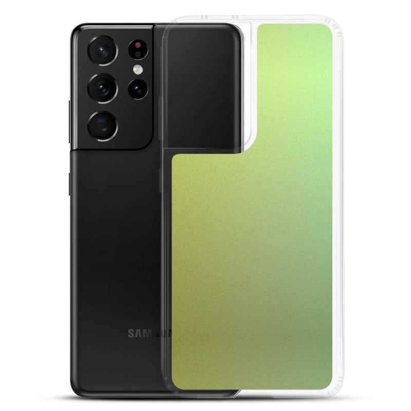 Load image into Gallery viewer, Colorful Green Yellow Screen Flexible Clear Samsung Case Bump Resistant Corners CREATIVETECH