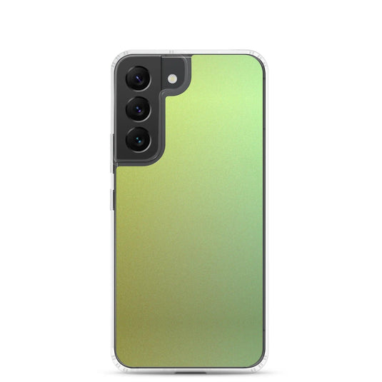Colorful Green Yellow Screen Flexible Clear Samsung Case Bump Resistant Corners CREATIVETECH