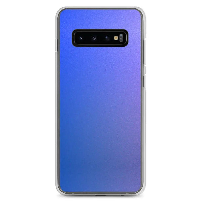Load image into Gallery viewer, Colorful Intense Blue Violet Gradient Flexible Clear Samsung Case Bump Resistant Corners CREATIVETECH